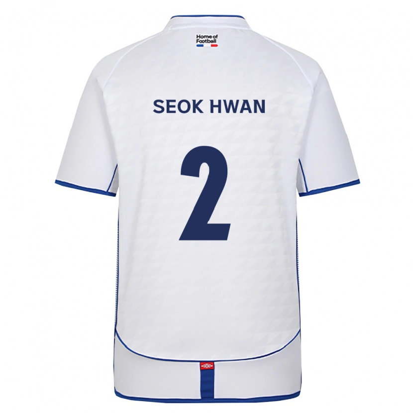 Danxen Kinder Seok-Hwan Jang #2 Schwarz Weiß Rot Auswärtstrikot Trikot 2026/27 T-Shirt Schweiz