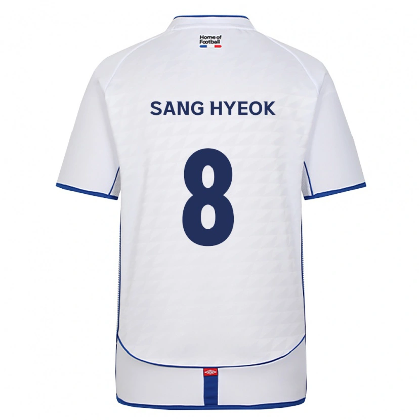 Danxen Kinder Sang-Hyeok Park #8 Schwarz Weiß Rot Auswärtstrikot Trikot 2026/27 T-Shirt Schweiz