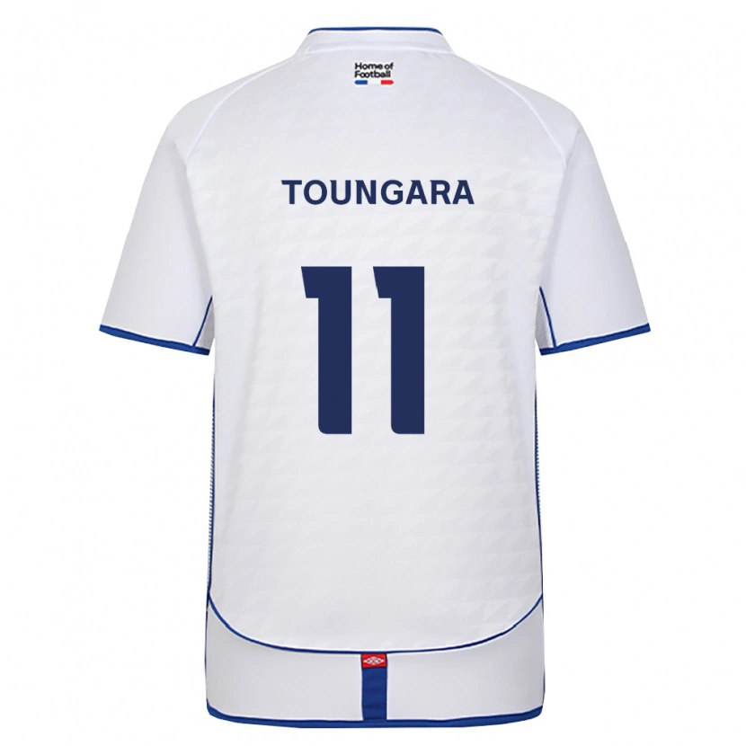 Danxen Kinder Aboubacar Toungara #11 Schwarz Weiß Rot Auswärtstrikot Trikot 2026/27 T-Shirt Schweiz