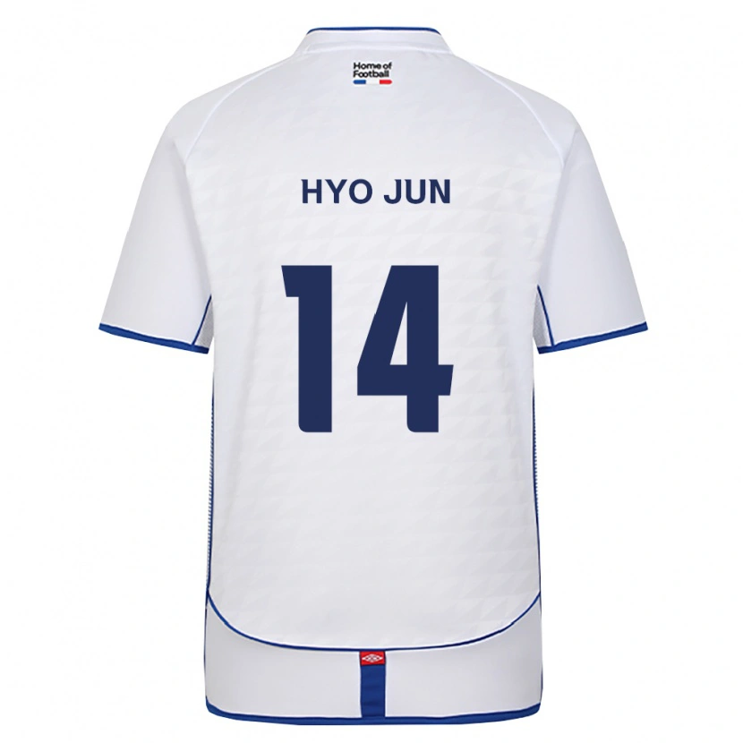 Danxen Kinder Hyo-Jun Sun #14 Schwarz Weiß Rot Auswärtstrikot Trikot 2026/27 T-Shirt Schweiz
