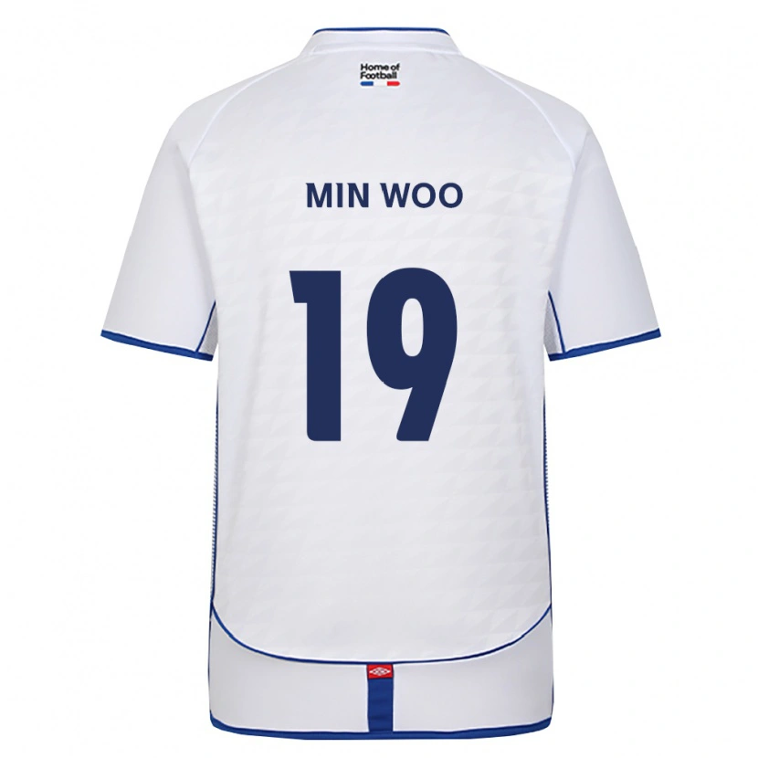 Danxen Kinder Min-Woo Kim #19 Schwarz Weiß Rot Auswärtstrikot Trikot 2026/27 T-Shirt Schweiz