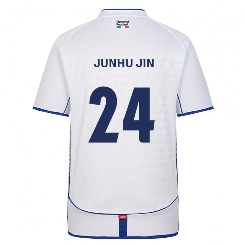 Danxen Kinder Junhu Jin #24 Schwarz Weiß Rot Auswärtstrikot Trikot 2026/27 T-Shirt Schweiz