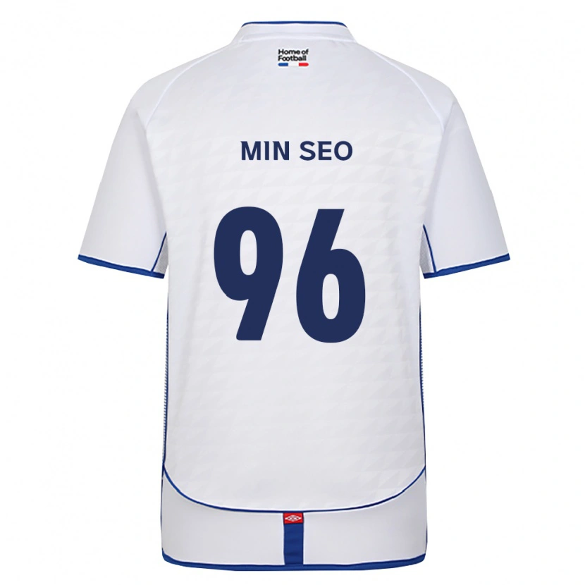 Danxen Kinder Min-Seo Koo #96 Schwarz Weiß Rot Auswärtstrikot Trikot 2026/27 T-Shirt Schweiz