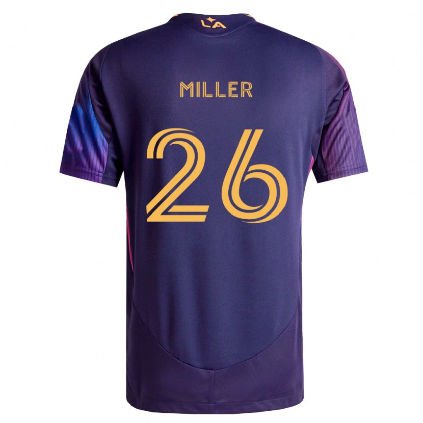 Danxen Kinder Harbor Miller #26 Tiefviolett Gelb Auswärtstrikot Trikot 2026/27 T-Shirt Schweiz