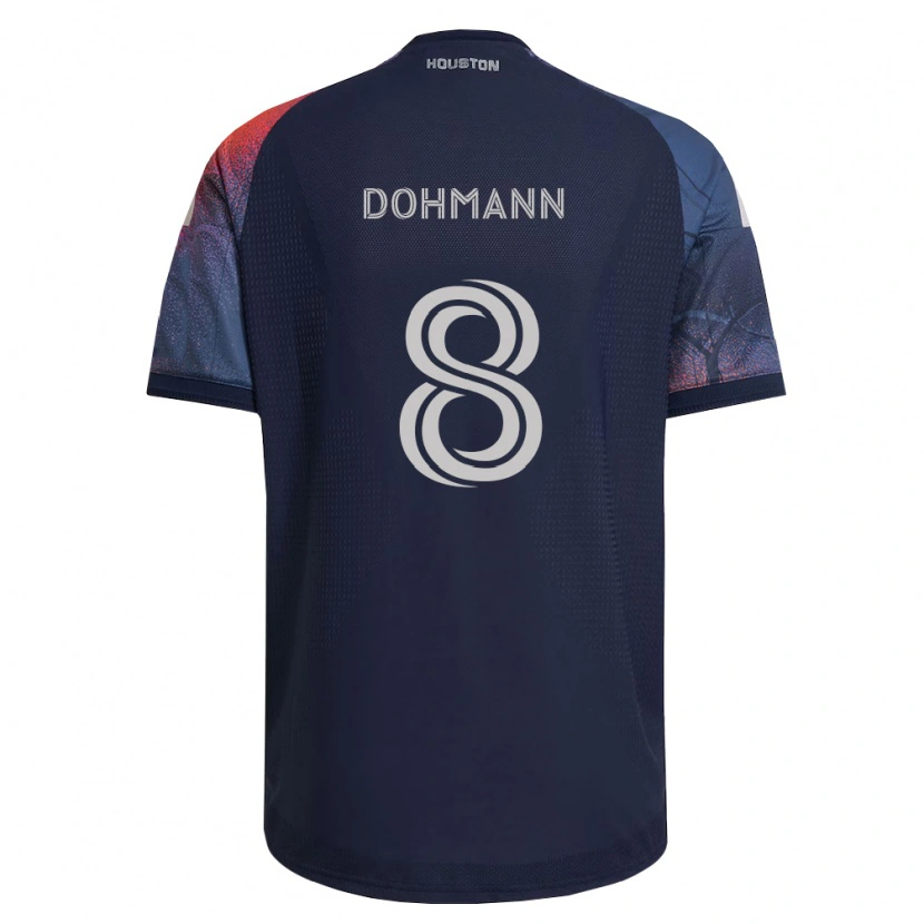 Danxen Kinder Gustavo Abreu Dohmann #8 Tiefblau Weiß Orange Auswärtstrikot Trikot 2026/27 T-Shirt Schweiz