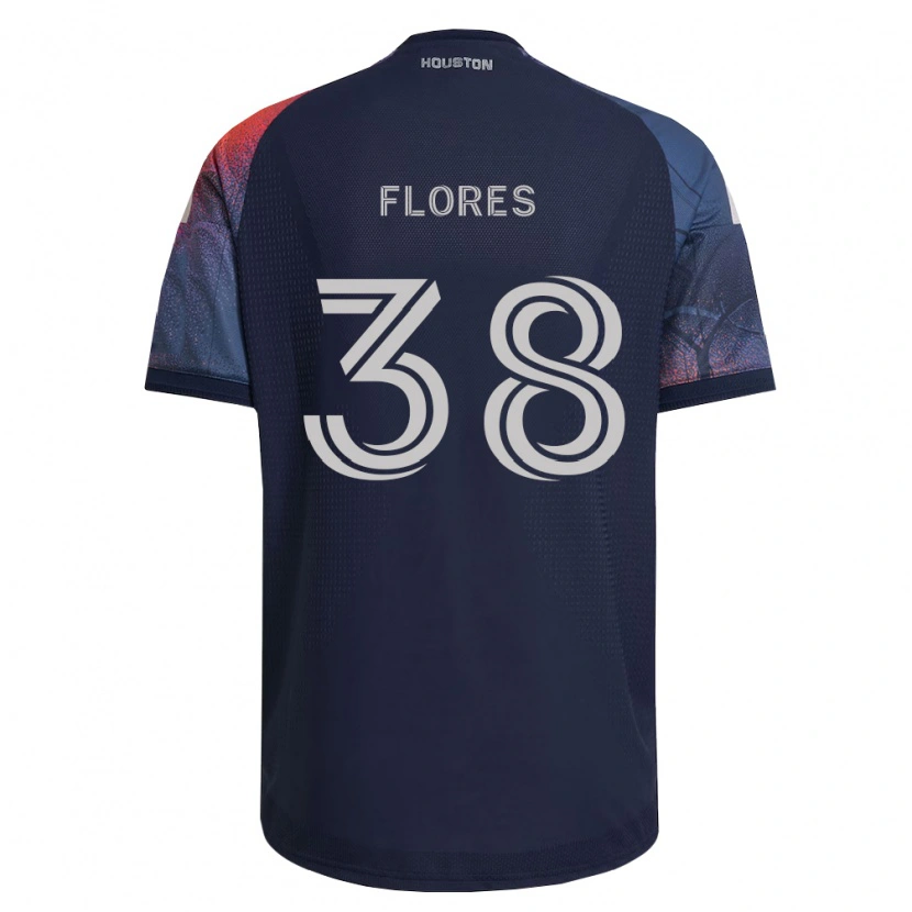 Danxen Kinder Omar Flores #38 Tiefblau Weiß Orange Auswärtstrikot Trikot 2026/27 T-Shirt Schweiz
