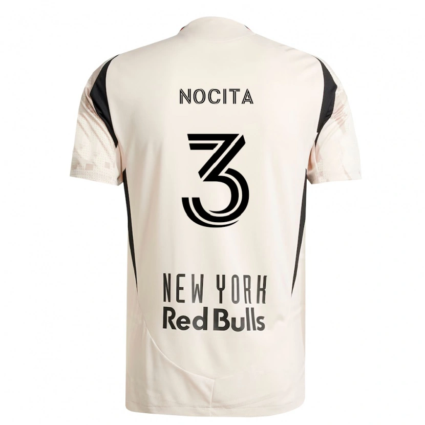 Danxen Kinder Matthew Nocita #3 Off-Weiß Rot Schwarz Auswärtstrikot Trikot 2026/27 T-Shirt Schweiz