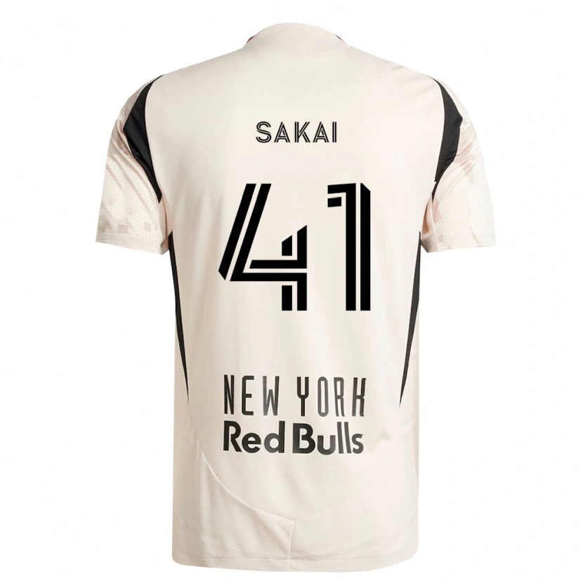 Danxen Kinder Shunya Sakai #41 Off-Weiß Rot Schwarz Auswärtstrikot Trikot 2026/27 T-Shirt Schweiz