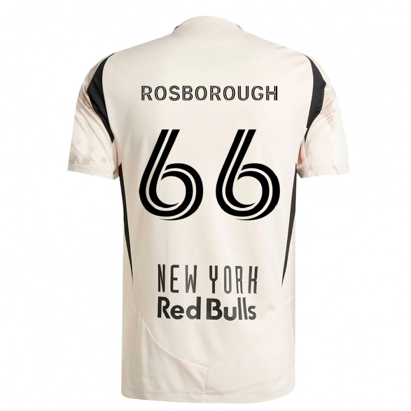 Danxen Kinder Tanner Rosborough #66 Off-Weiß Rot Schwarz Auswärtstrikot Trikot 2026/27 T-Shirt Schweiz