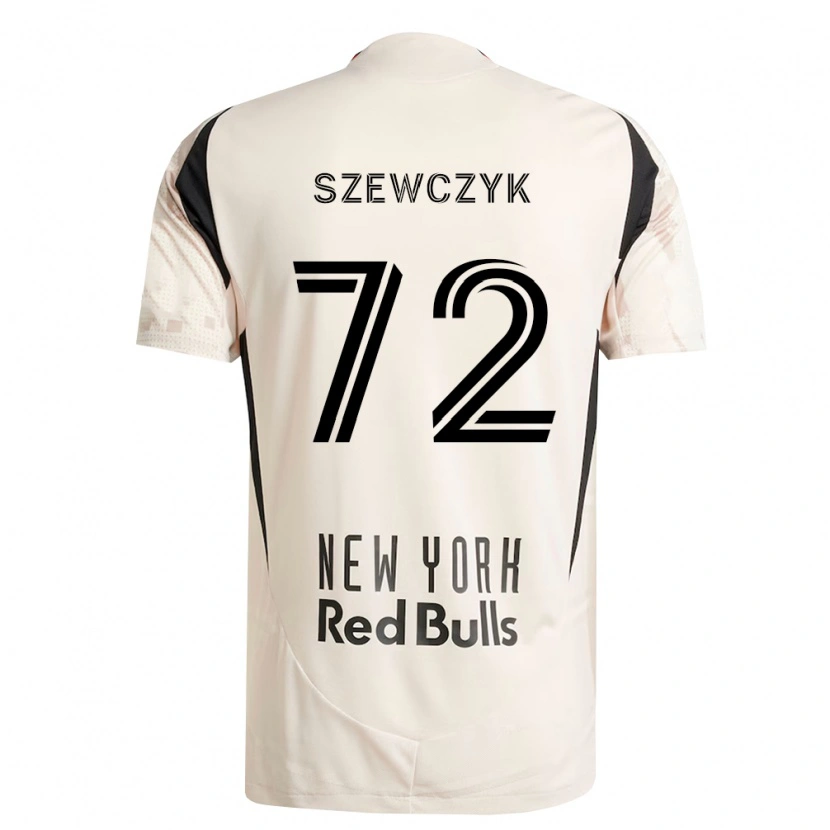 Danxen Kinder Tobias Szewczyk #72 Off-Weiß Rot Schwarz Auswärtstrikot Trikot 2026/27 T-Shirt Schweiz