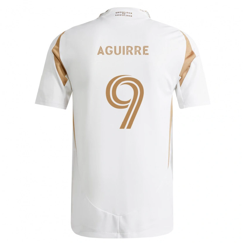 Danxen Kinder Dustin Aguirre #9 Weiß Braun Auswärtstrikot Trikot 2026/27 T-Shirt Schweiz