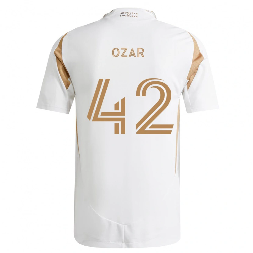Danxen Kinder Miles Ozar #42 Weiß Braun Auswärtstrikot Trikot 2026/27 T-Shirt Schweiz