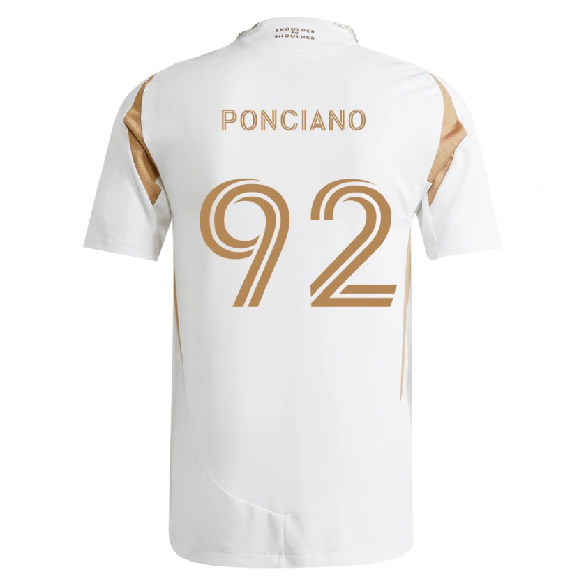 Danxen Kinder Emir Ponciano #92 Weiß Braun Auswärtstrikot Trikot 2026/27 T-Shirt Schweiz