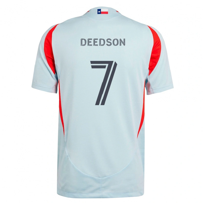 Danxen Kinder Louicius Deedson #7 Dunkelgrau Weiß Rot Auswärtstrikot Trikot 2026/27 T-Shirt Schweiz