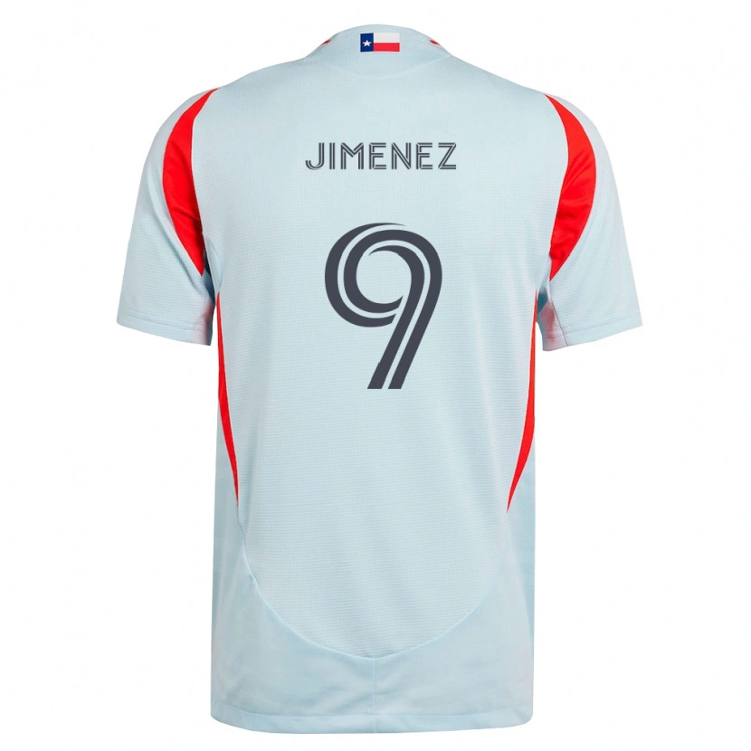 Danxen Kinder Jesús Jiménez #9 Dunkelgrau Weiß Rot Auswärtstrikot Trikot 2026/27 T-Shirt Schweiz