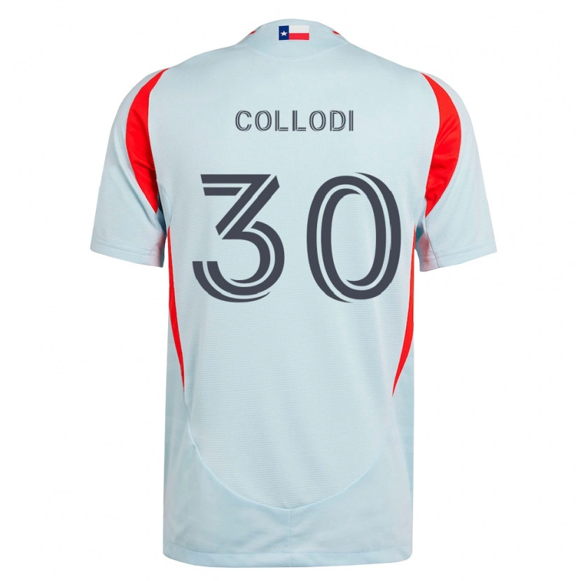 Danxen Kinder Michael Collodi #30 Dunkelgrau Weiß Rot Auswärtstrikot Trikot 2026/27 T-Shirt Schweiz