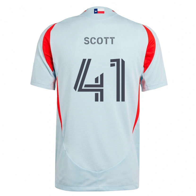 Danxen Kinder Tarik Scott #41 Dunkelgrau Weiß Rot Auswärtstrikot Trikot 2026/27 T-Shirt Schweiz