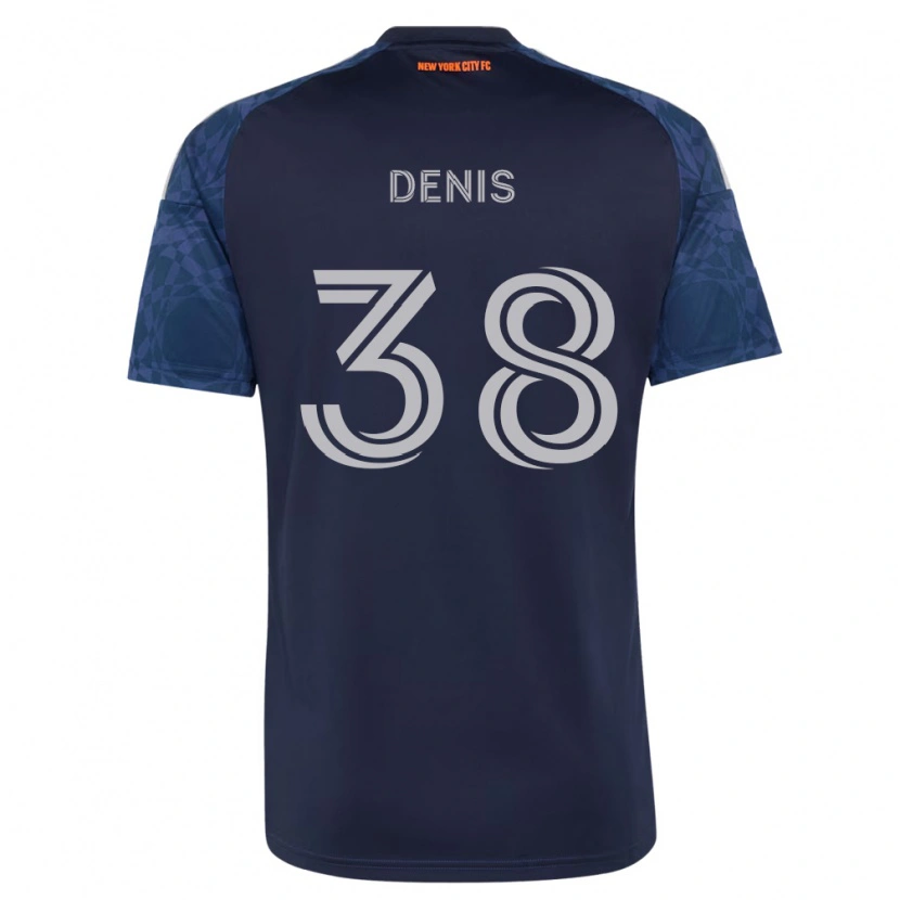Danxen Kinder John Denis #38 Tiefblau Weiß Auswärtstrikot Trikot 2026/27 T-Shirt Schweiz
