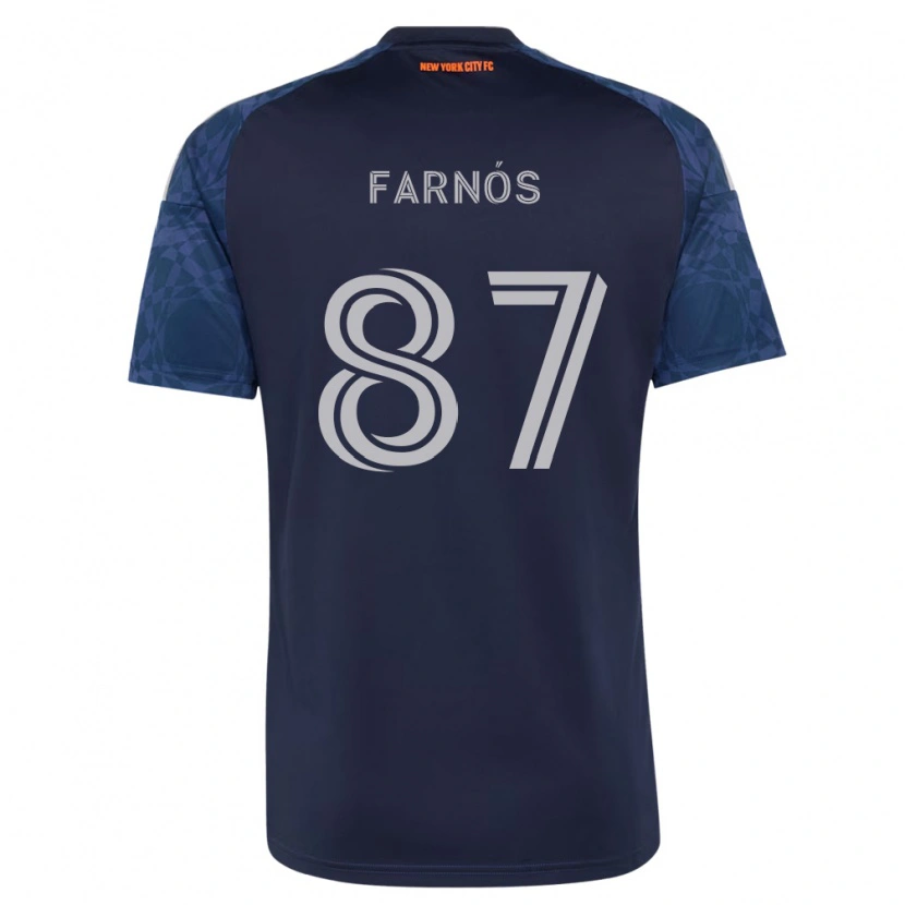 Danxen Kinder Arnau Farnós #87 Tiefblau Weiß Auswärtstrikot Trikot 2026/27 T-Shirt Schweiz