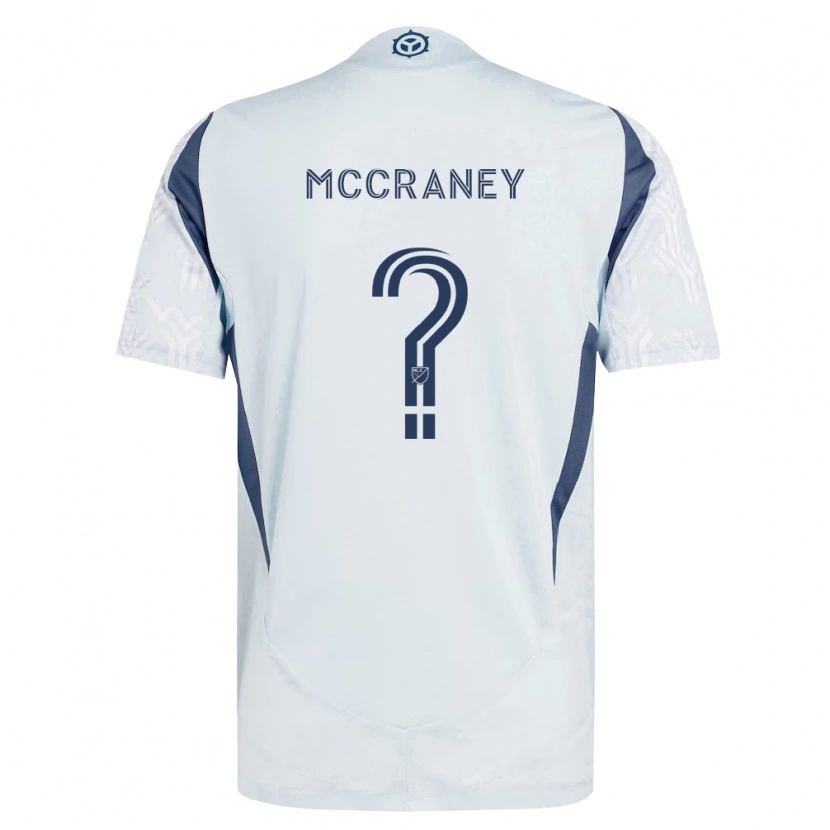 Danxen Kinder Finn Mccraney #0 Blau Grau Weiß Auswärtstrikot Trikot 2026/27 T-Shirt Schweiz