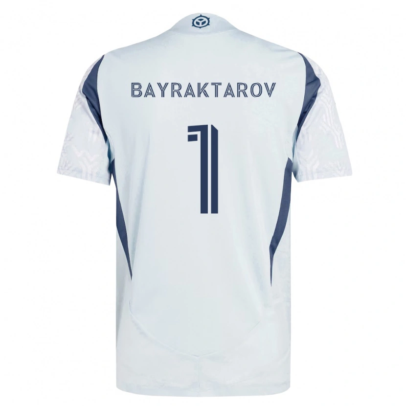 Danxen Kinder Alex Bayraktarov #1 Blau Grau Weiß Auswärtstrikot Trikot 2026/27 T-Shirt Schweiz