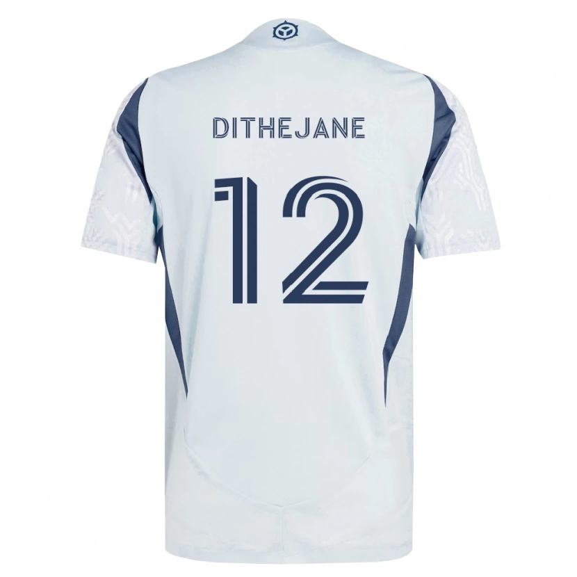 Danxen Kinder Puso Dithejane #12 Blau Grau Weiß Auswärtstrikot Trikot 2026/27 T-Shirt Schweiz