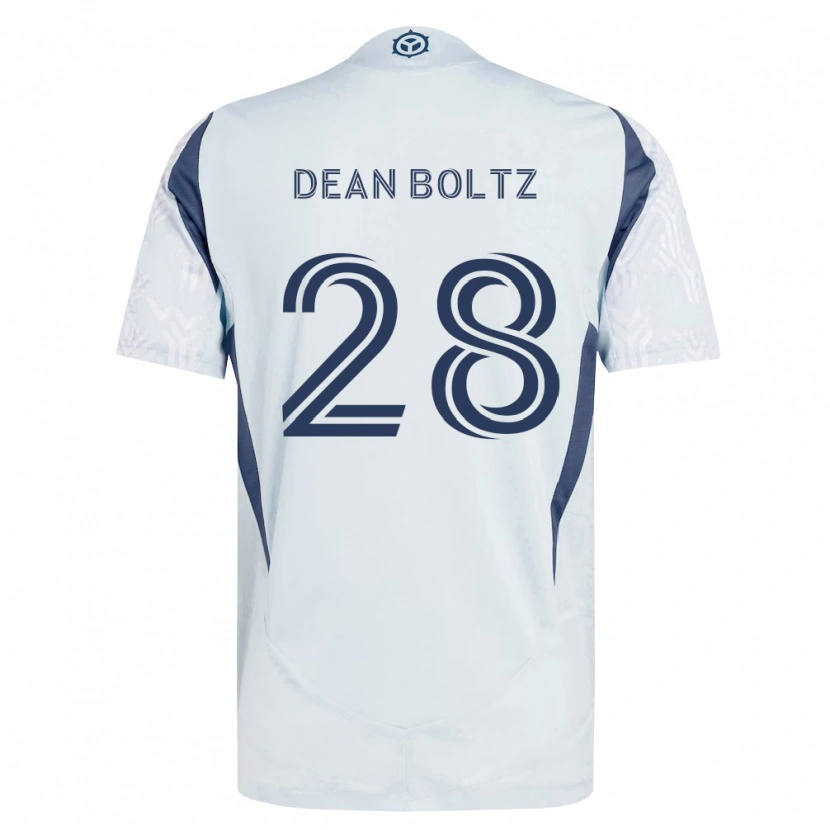 Danxen Kinder Dean Boltz #28 Blau Grau Weiß Auswärtstrikot Trikot 2026/27 T-Shirt Schweiz