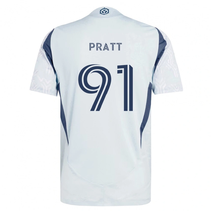 Danxen Kinder Owen Pratt #91 Blau Grau Weiß Auswärtstrikot Trikot 2026/27 T-Shirt Schweiz