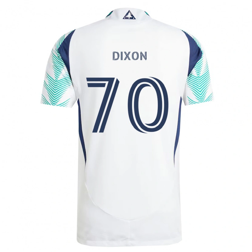 Danxen Kinder Daniel Dixon #70 Weiß Marineblau Hellgrün Auswärtstrikot Trikot 2026/27 T-Shirt Schweiz