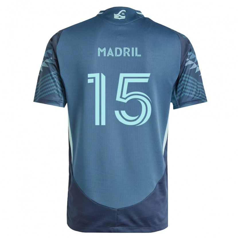 Danxen Kinder Emily Madril #15 Marineblau Grün Auswärtstrikot Trikot 2026/27 T-Shirt Schweiz