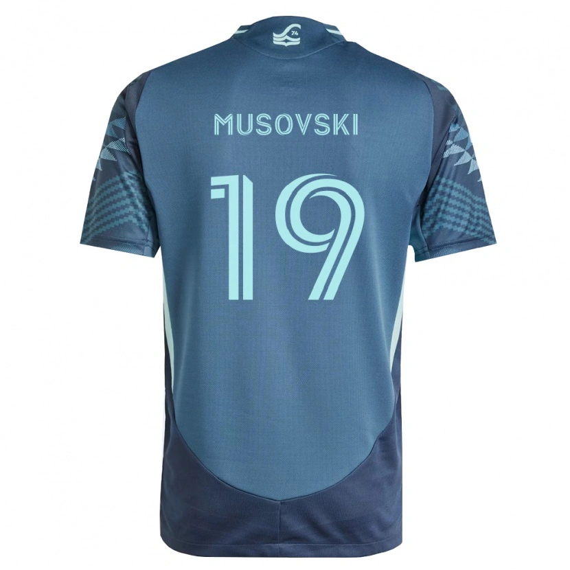 Danxen Kinder Danny Musovski #19 Marineblau Grün Auswärtstrikot Trikot 2026/27 T-Shirt Schweiz