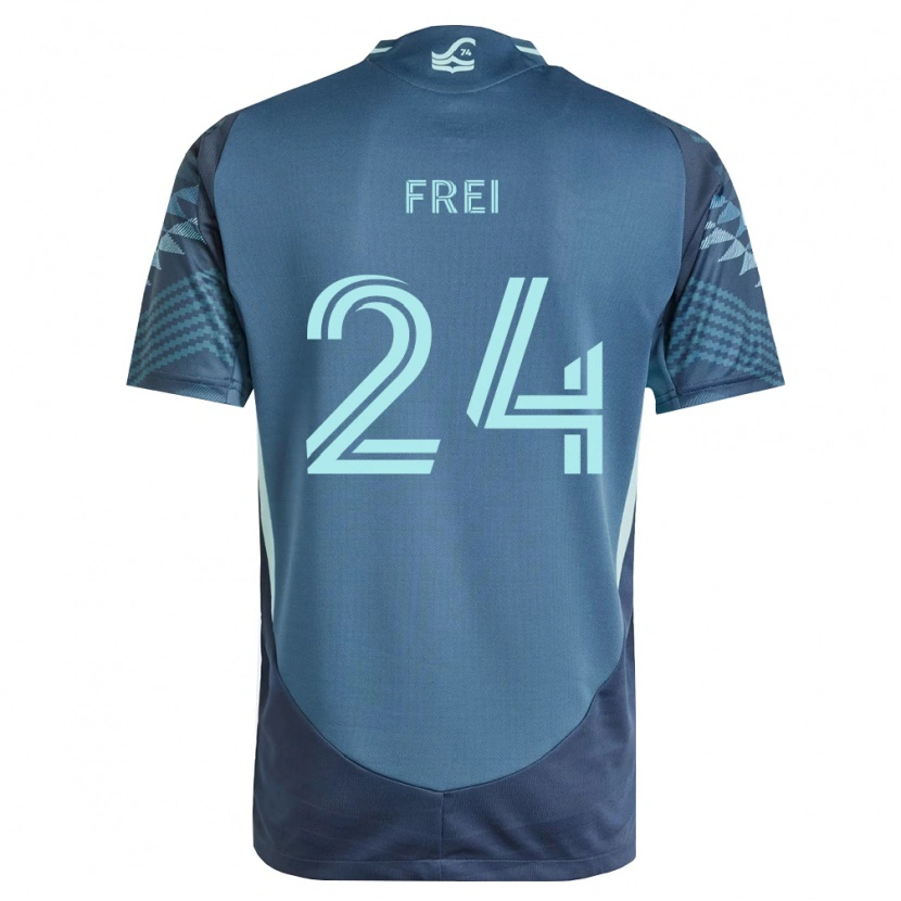 Danxen Kinder Stefan Frei #24 Marineblau Grün Auswärtstrikot Trikot 2026/27 T-Shirt Schweiz