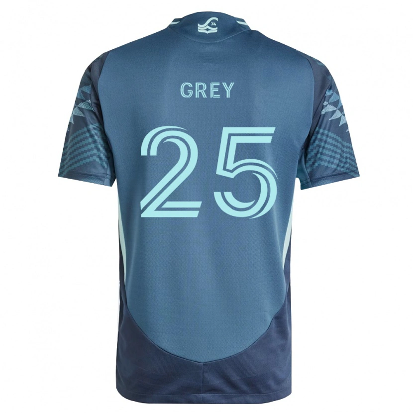 Danxen Kinder Mireya Grey #25 Marineblau Grün Auswärtstrikot Trikot 2026/27 T-Shirt Schweiz