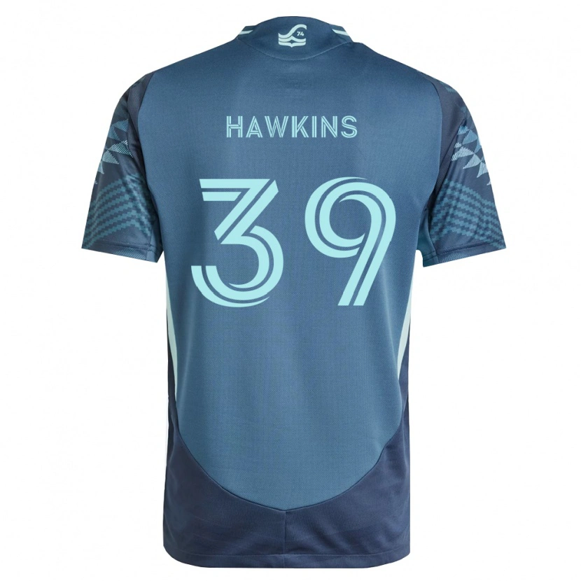 Danxen Kinder Stuart Hawkins #39 Marineblau Grün Auswärtstrikot Trikot 2026/27 T-Shirt Schweiz