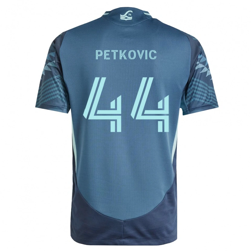Danxen Kinder Nikola Petković #44 Marineblau Grün Auswärtstrikot Trikot 2026/27 T-Shirt Schweiz