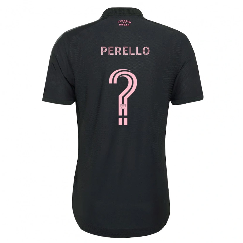 Danxen Kinder Sergio Perello #0 Pink Schwarz Weiß Auswärtstrikot Trikot 2026/27 T-Shirt Schweiz