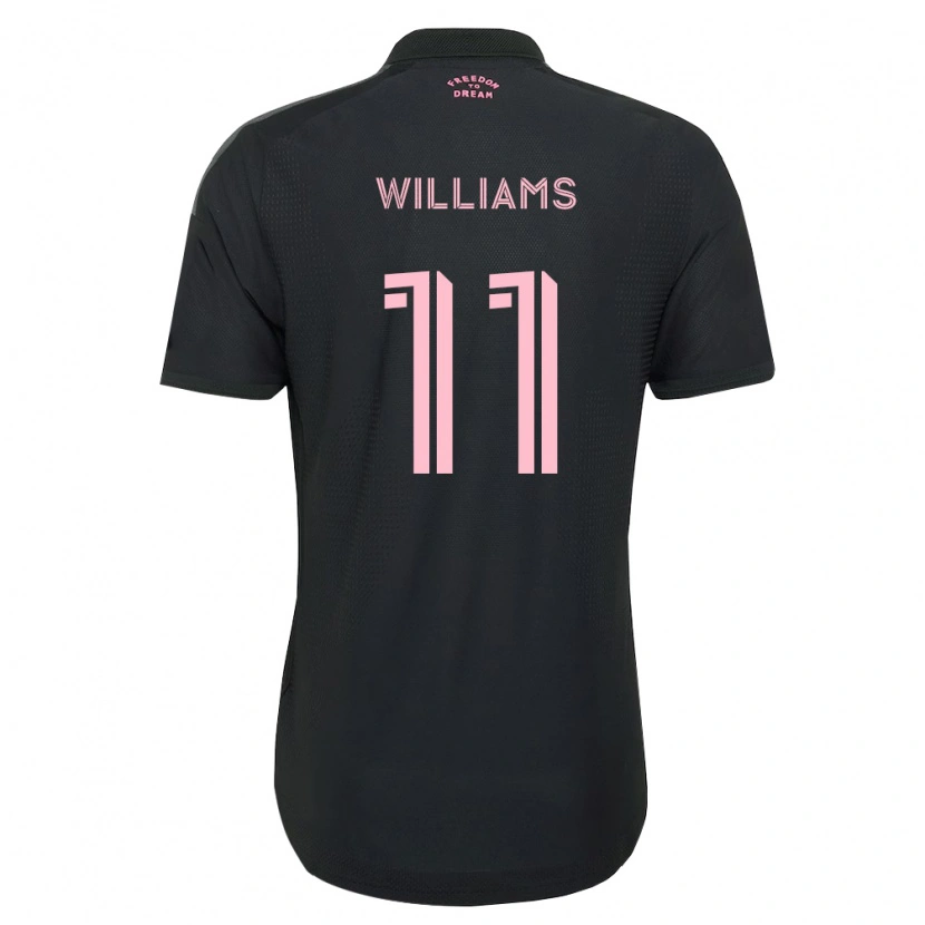Danxen Kinder Chaz Williams #11 Pink Schwarz Weiß Auswärtstrikot Trikot 2026/27 T-Shirt Schweiz