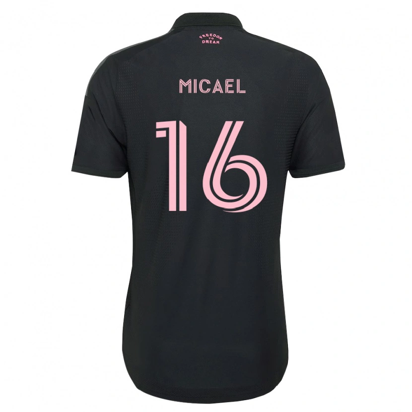 Danxen Kinder Micael Dos Santos Silva #16 Pink Schwarz Weiß Auswärtstrikot Trikot 2026/27 T-Shirt Schweiz