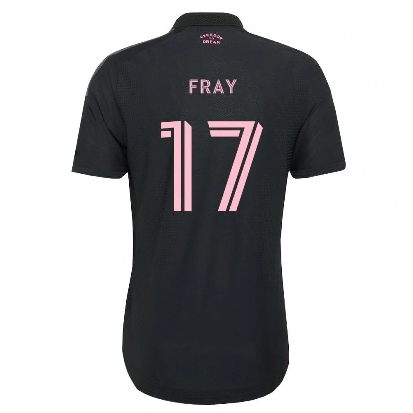 Danxen Kinder Ian Fray #17 Pink Schwarz Weiß Auswärtstrikot Trikot 2026/27 T-Shirt Schweiz