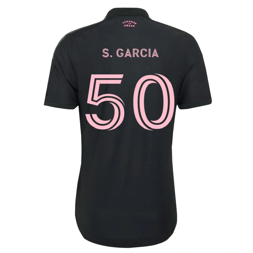 Danxen Kinder Santiago Garcia #50 Pink Schwarz Weiß Auswärtstrikot Trikot 2026/27 T-Shirt Schweiz