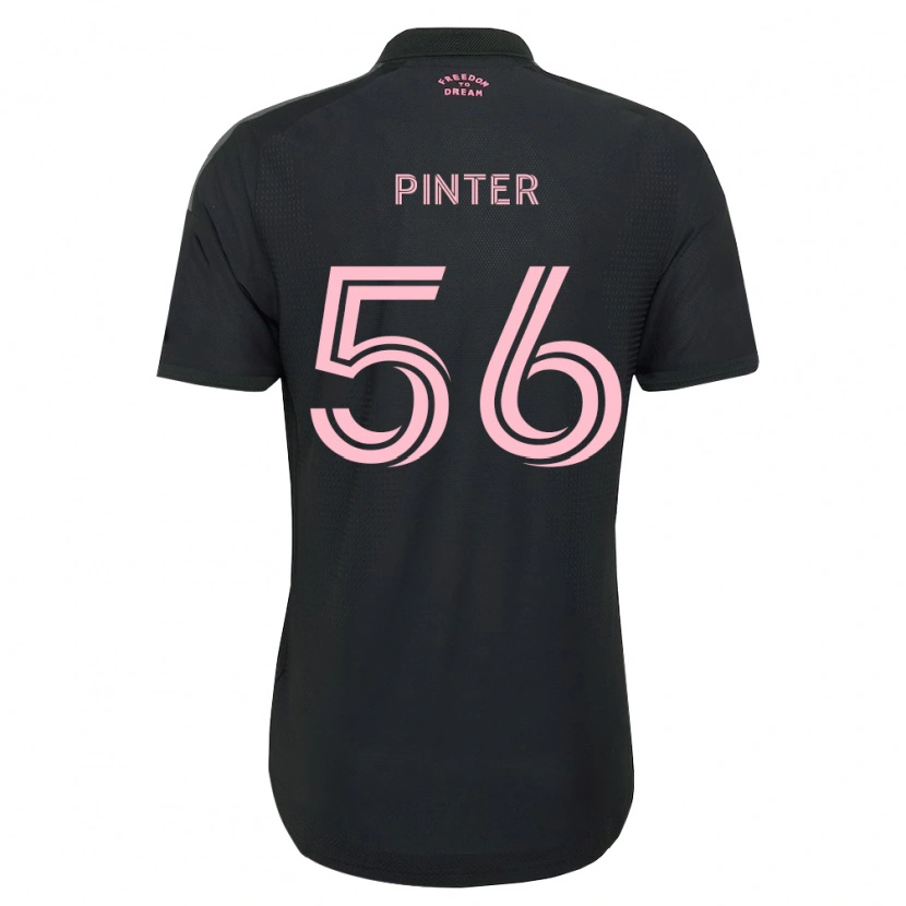Danxen Kinder Dániel Pintér #56 Pink Schwarz Weiß Auswärtstrikot Trikot 2026/27 T-Shirt Schweiz
