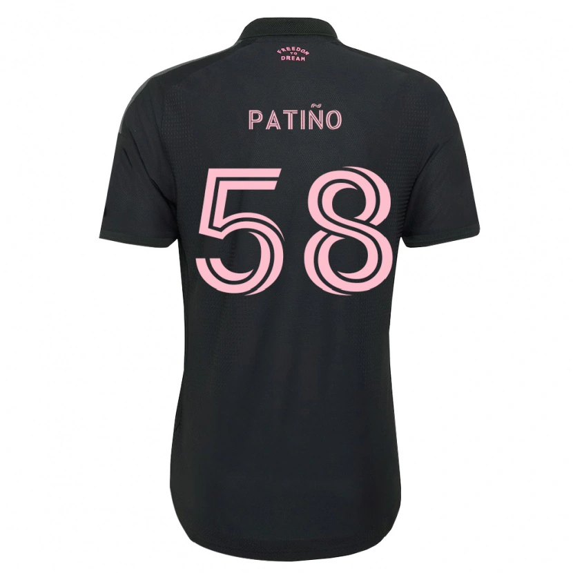 Danxen Kinder Angel Patiño #58 Pink Schwarz Weiß Auswärtstrikot Trikot 2026/27 T-Shirt Schweiz