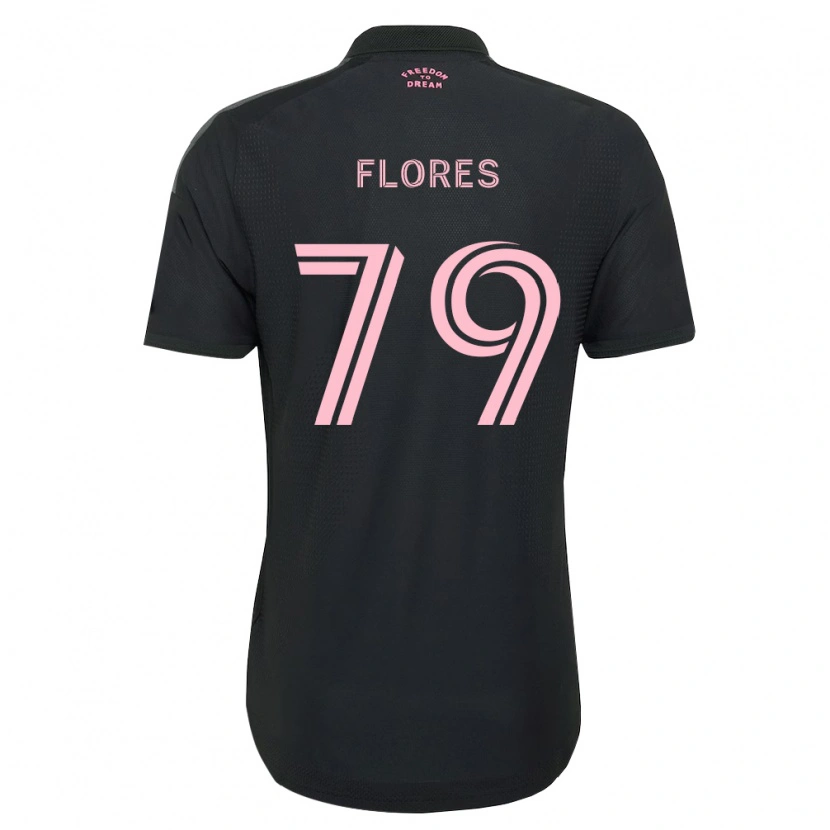 Danxen Kinder Alejandro Flores #79 Pink Schwarz Weiß Auswärtstrikot Trikot 2026/27 T-Shirt Schweiz
