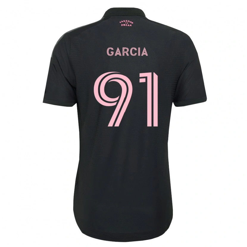 Danxen Kinder Lesther García #91 Pink Schwarz Weiß Auswärtstrikot Trikot 2026/27 T-Shirt Schweiz