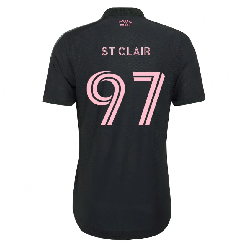 Danxen Kinder Dayne St. Clair #97 Pink Schwarz Weiß Auswärtstrikot Trikot 2026/27 T-Shirt Schweiz