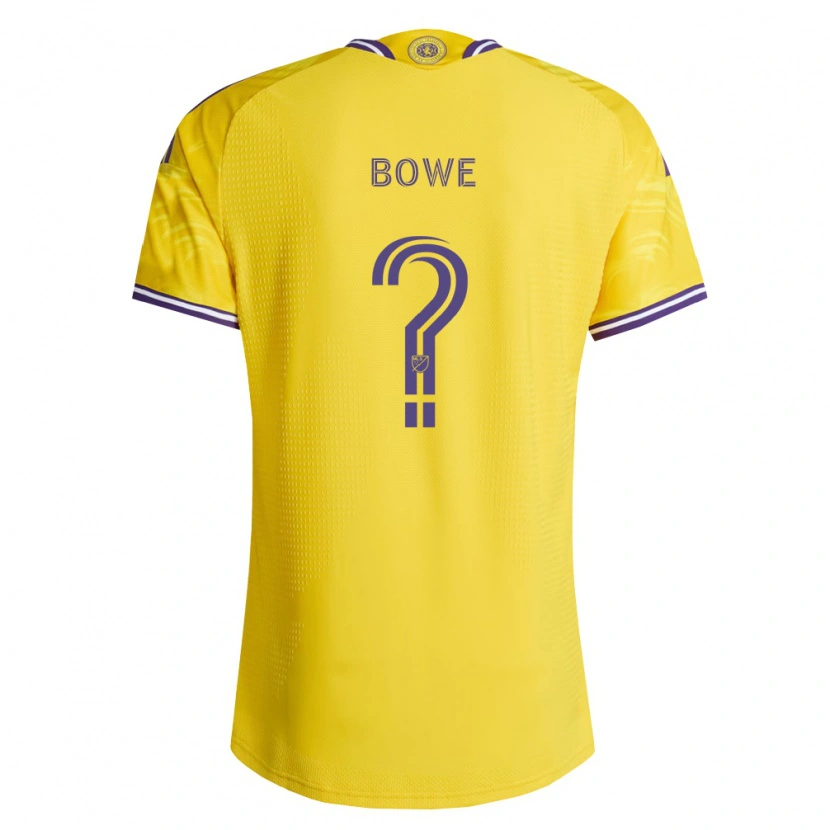 Danxen Kinder Thomas Bowe #0 Gelb Violett Auswärtstrikot Trikot 2026/27 T-Shirt Schweiz