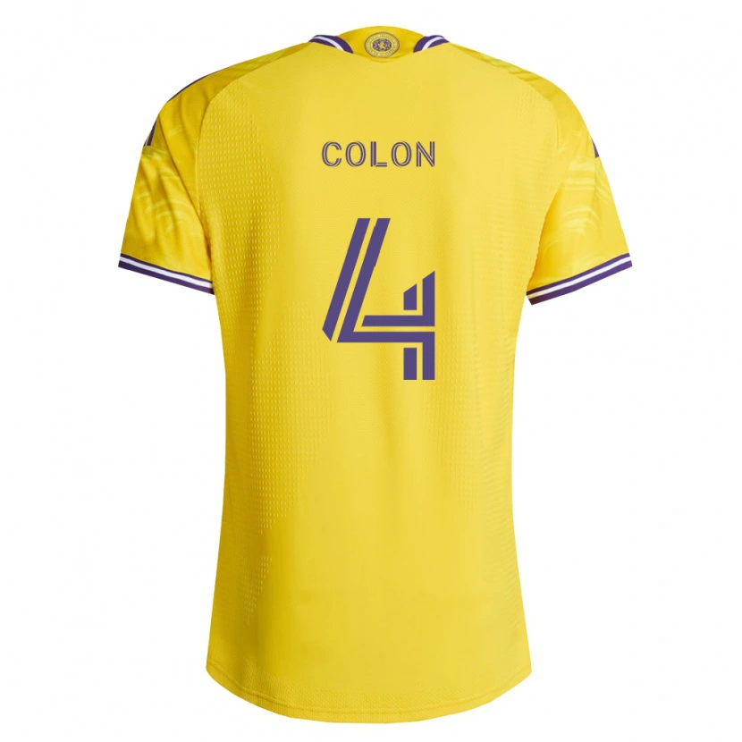 Danxen Kinder Xzavier Colon #4 Gelb Violett Auswärtstrikot Trikot 2026/27 T-Shirt Schweiz