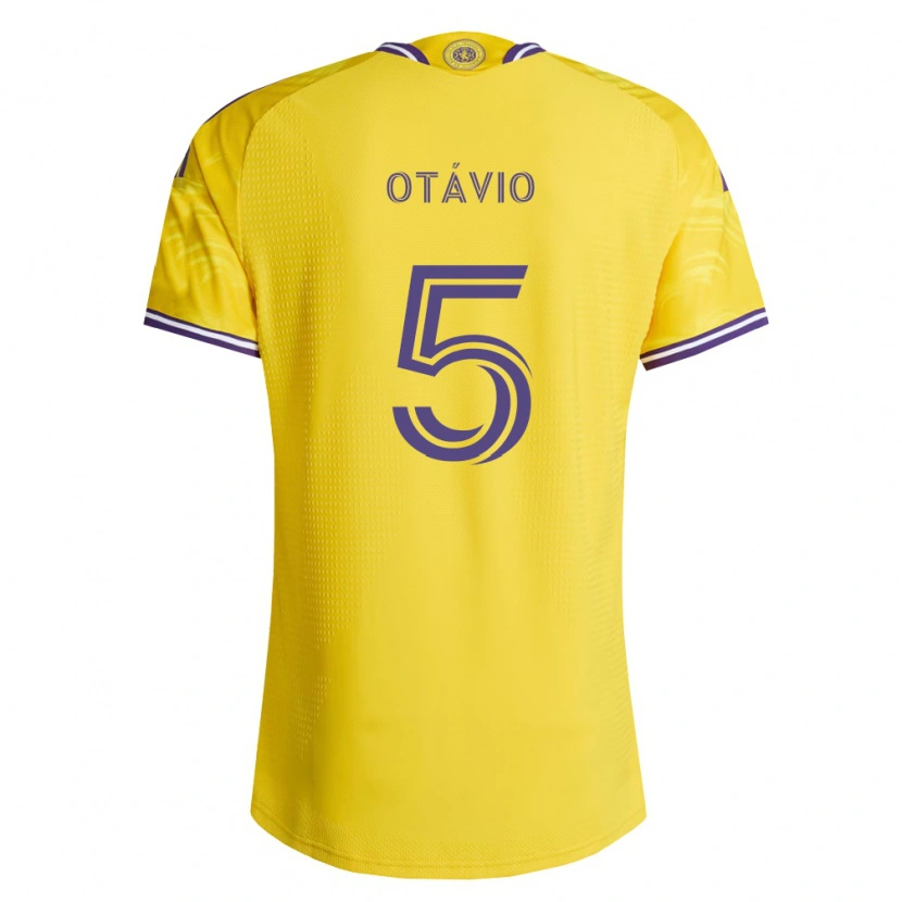 Danxen Kinder Luis Otávio #5 Gelb Violett Auswärtstrikot Trikot 2026/27 T-Shirt Schweiz