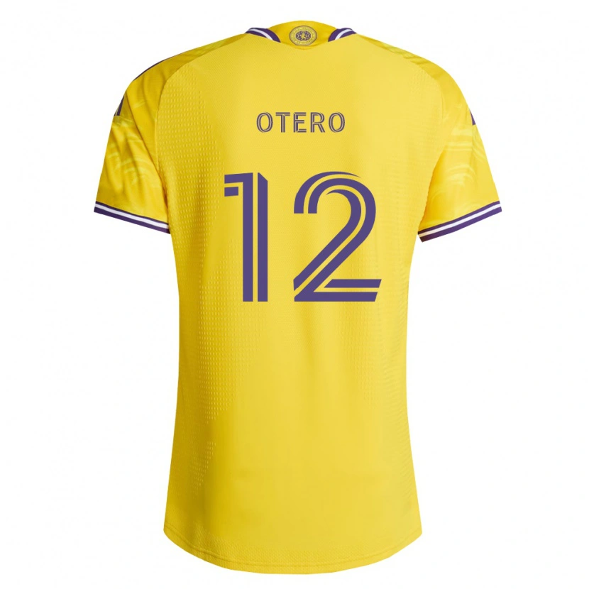 Danxen Kinder Javier Otero #12 Gelb Violett Auswärtstrikot Trikot 2026/27 T-Shirt Schweiz