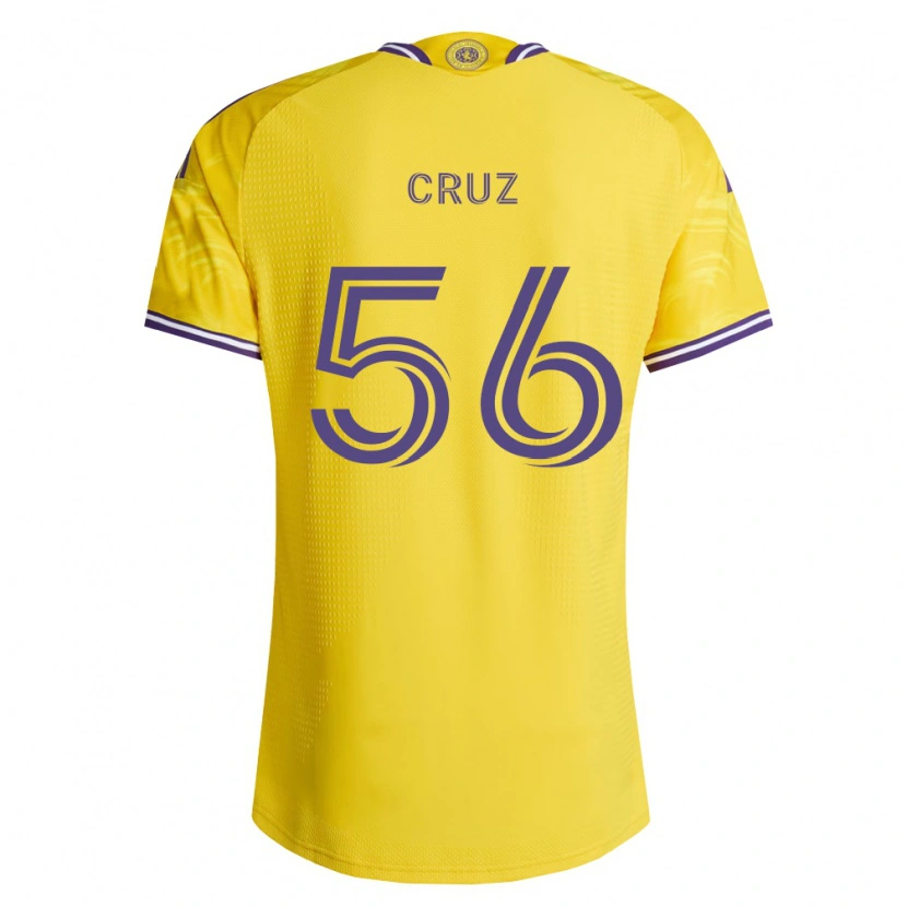 Danxen Kinder Pedro Cruz #56 Gelb Violett Auswärtstrikot Trikot 2026/27 T-Shirt Schweiz